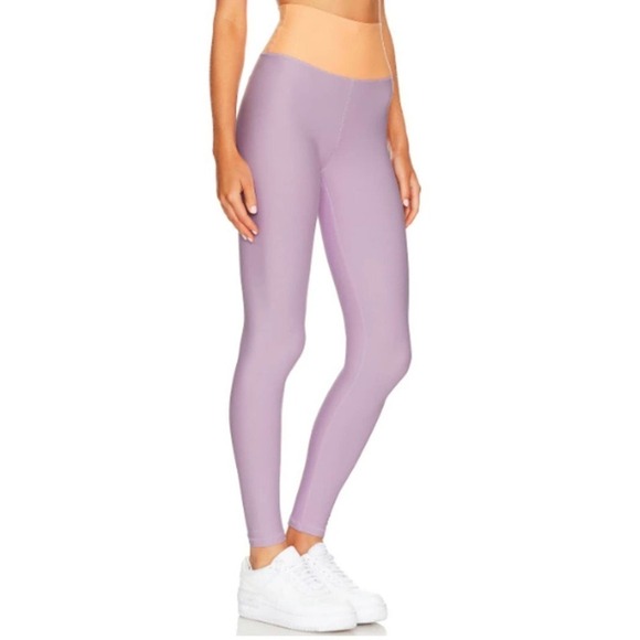 NEW WeWoreWhat Size S Purple High Rise Stretch Leggings NWT Small Revolve - Picture 1 of 6